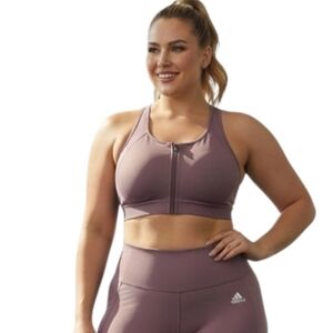 Adidas Ultimate High Support Sports Bra Legacy Purple Plus Size 42 DD